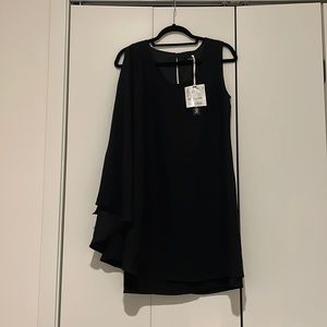 NWT Max & Co Black Dress and Sleeve on One Shoulder